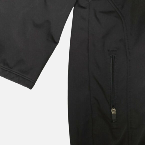 Reebok Womens M Black Full Zip Jacket Toggle Waist Zip Pockets Inner Pockets 41B - Picture 6 of 9